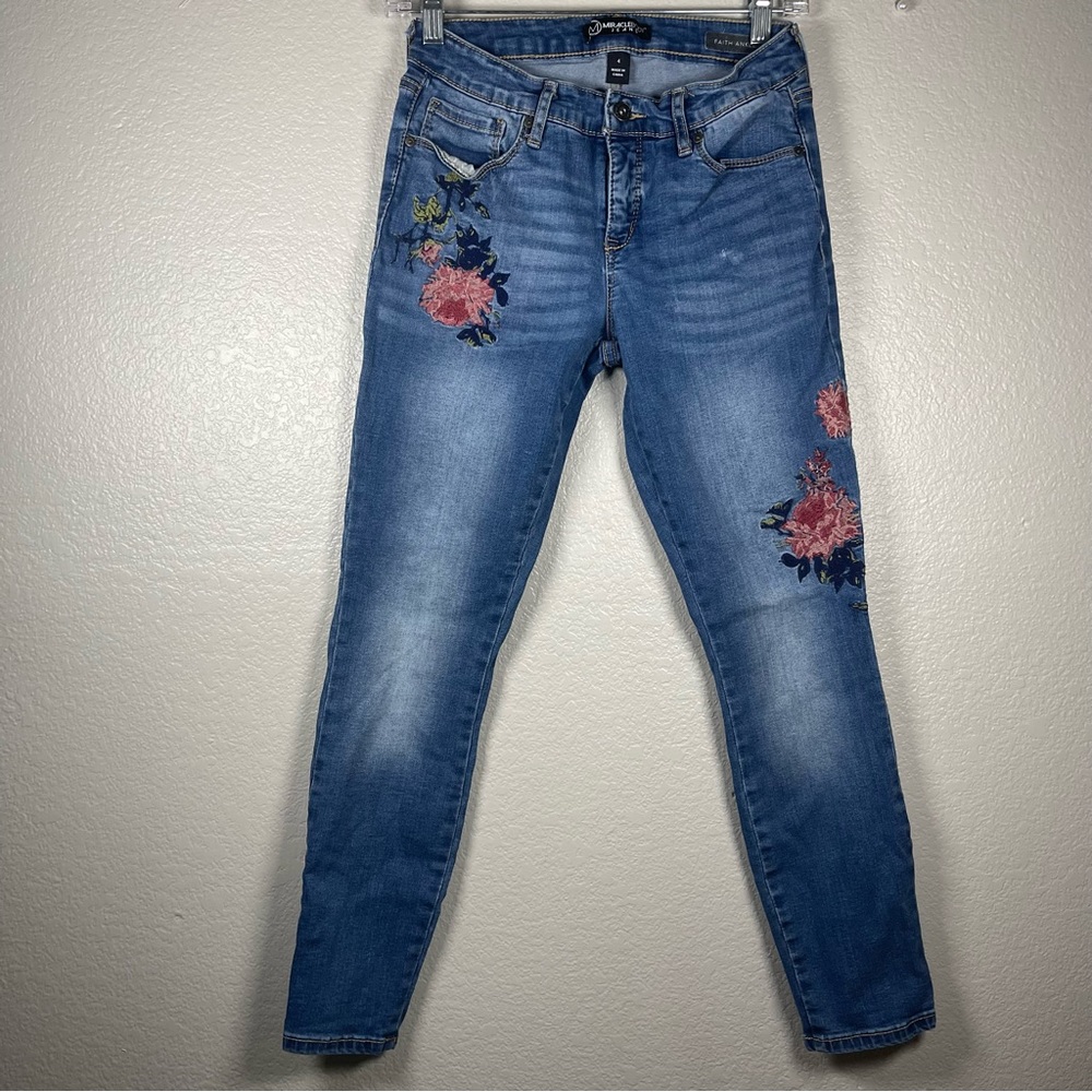 Miracle embroidery jeans SZ 4